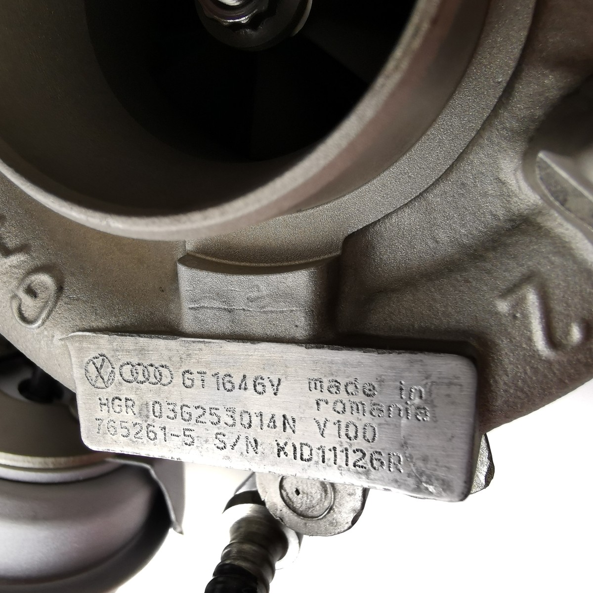 Turbocharger Original Garrett 765261-5 03G253014N VW Audi Turbocharger Original Garrett 765261-5 03G253014N VW Audi