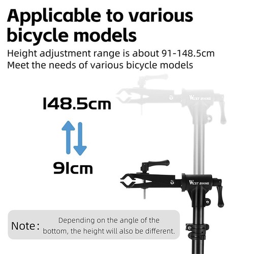WEST BIKING Riparazione Biciclette Supporto Bipod Supporto Bicicletta Manutenzione Supporto di Lavoro Strumento - Foto 10 di 12