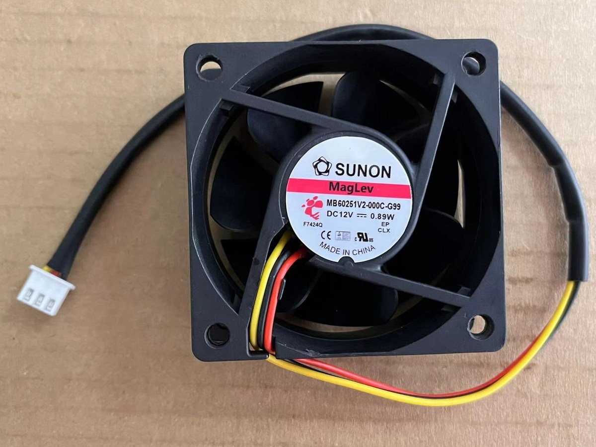 Ventola Sunon 6025 MB60251V2-000C-G99 – 12V 0.89W 60mm 3 Pin