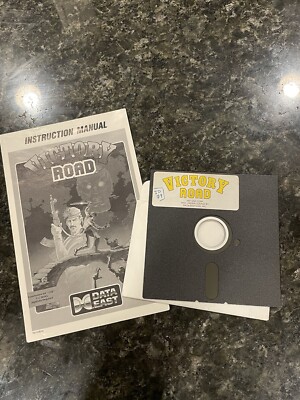 Victory Road Commodore 64/128 5.25 Disk And Manual