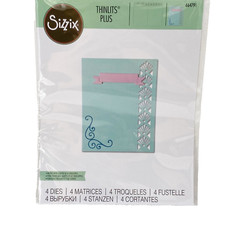 Sizzix Thinlits Plus Card Essentials Cutting Dies Set 664791 NEW