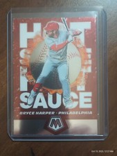 2021 Mosaic Baseball Bryce Harper Hot Sauce # HS 3 Philadelphia Phillies NM-MT 