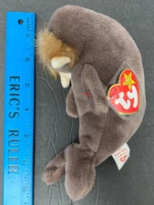 VTG 1996 TY BEANIE BABIES RETIRED P.V.C. PELLETS 'JOLLY' NEW W/ TAGS (NM)