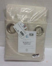 Pottery Barn Kids Evelyn BLACKOUT window Drapes Curtains Window Panel 44X84 FLAX