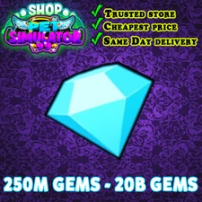 PET SIMULATOR 99 (PET SIM 99 PS99) 💎250M 1B 5B 10B 20B GEMS💎 CHEAP & TRUSTED!