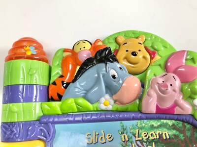 Winnie The Pooh Slide n' Learn Story Book VTECH Sounds and Lights