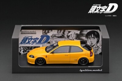 頭文字D 1/18 イグニッションモデル ホンダシビック(EK9) タイプR Finished Product ignition model 1/18 Honda CIVIC EK9 Type R