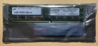 *NEW SEALED* MICRON CRUCIAL CT12864Z265 MT16VDDT12864AG-265DB DDR 266 1GB UDIMM