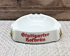 STUTTGARTER HOFBRAU Ceramic Ashtray Brewery Stuttgart Baden-Wurttemberg GERMANY