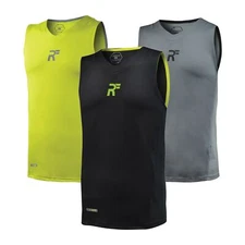 RunFlyte Men's Hybrid Tank Top Training Running Fitness Workout Yoga Gym f1004