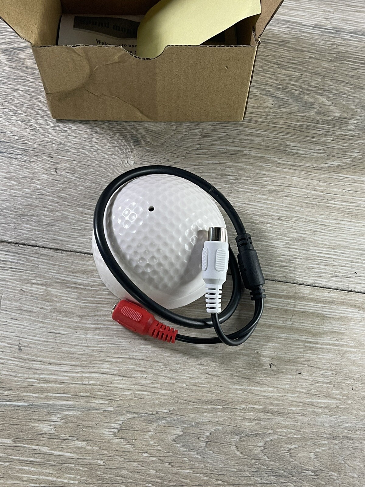 High Sensitive Microphone DC Audio/Sound Cable Monitor For CCTV Camera US lot 7