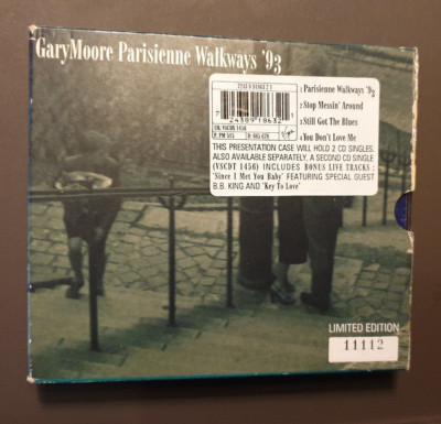 GARY MOORE - PARISIENNE WALKWAYS ´93 - LIMITED ED. - Doppel MAXI-CD`s