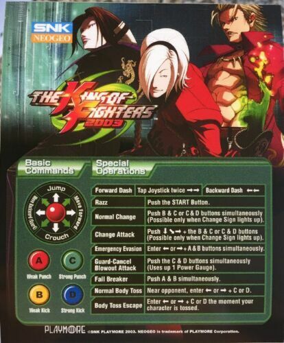 King of Fighters 2003 Large Marquee – Arcade Shock