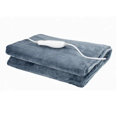 PONTTOR Heizdecke Wärmedecke elektrisch 10 Heizstufen 25-46 °C 180x130cm Timer Waschbar