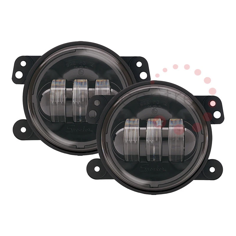 JW Speaker Jeep Wrangler JK Model 6145 LED front bumper fog light upgrade Black - Image 3 of 4