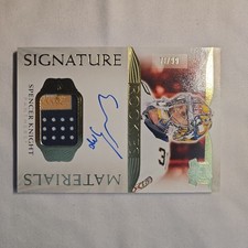 2021-22 The Cup Hockey Spencer Knight Signature Materials /99