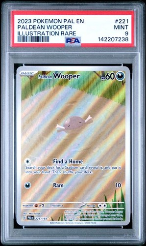 Paldean Wooper graded PSA 9 for sale on eBay
