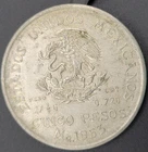 Photo of a 1953 Mexico 5 Pesos Silver from an eBay listing that sold on Jul 5, 2026