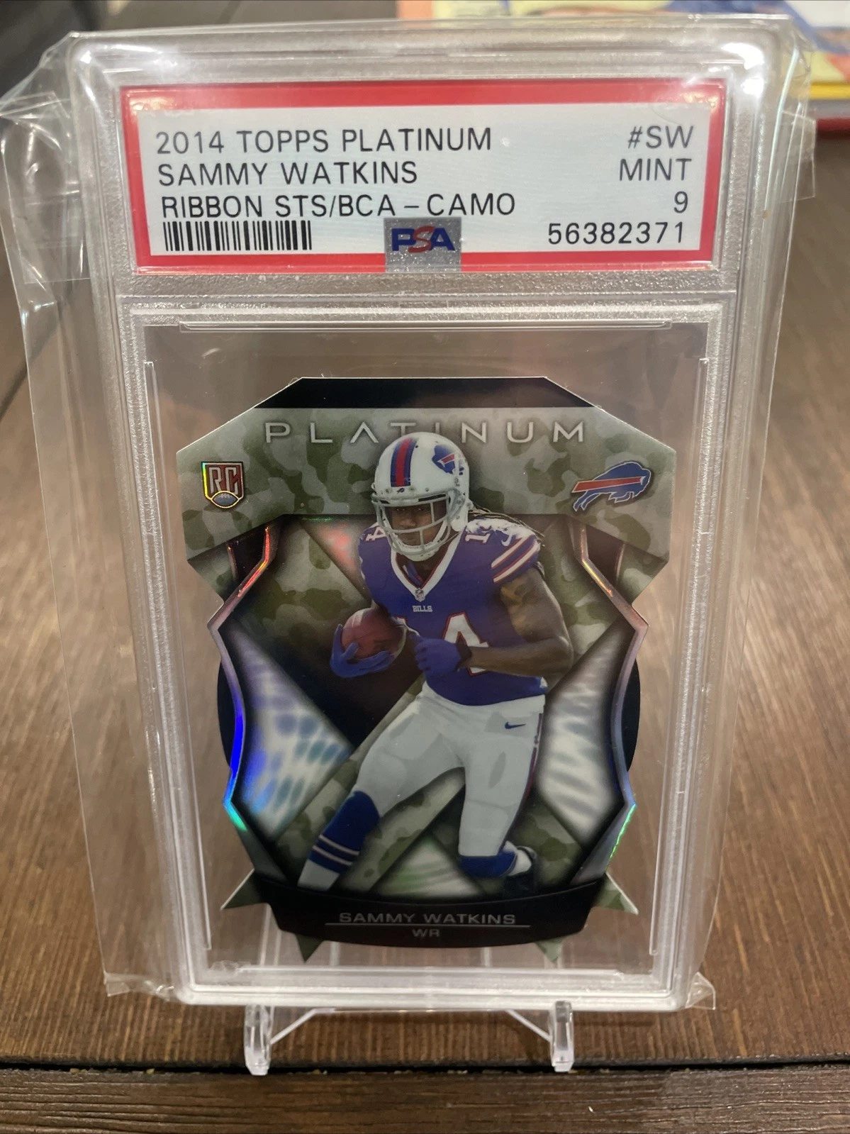 Sammy Watkins Topps Platinum Ribbon Sts/Bca #SW Camo