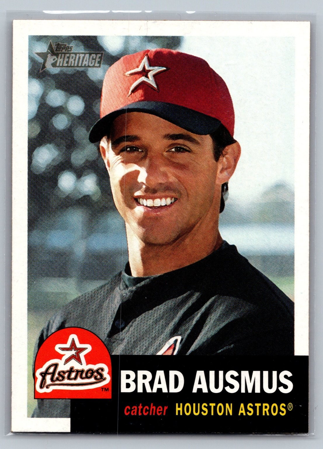 Brad Ausmus Houston Astros 2002 Topps Heritage #380