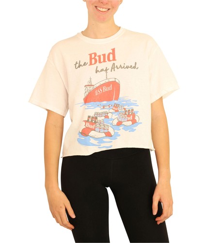 Junk Food Womens USS Bud Cropped Graphic T-Shirt - 第 1/9 張圖片