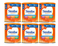 Similac SENSITIVE Powder Infant Formula With Iron 0-12 Months, 12.5oz- 6 Can