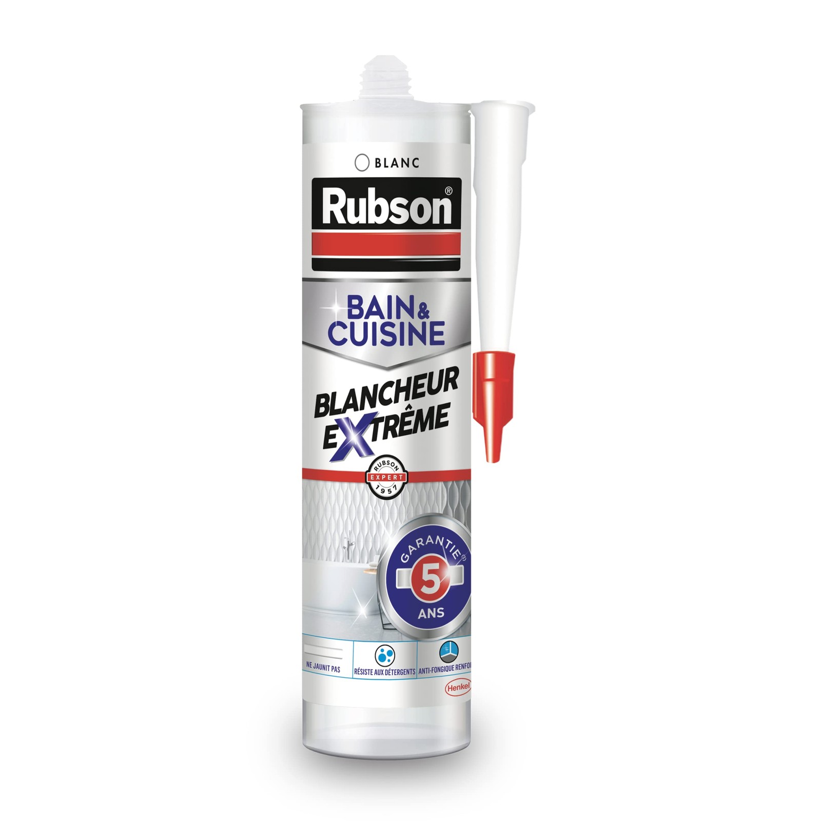 Mastic blancheur extrême anti-moisissure étanche pour douche 280ml