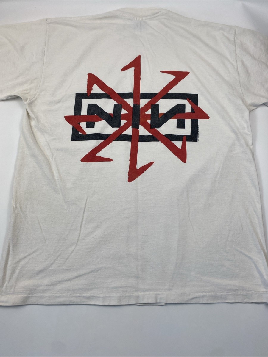 90's USA製 1995 Nine Inch Nails Tシャツ Vintage 1995 Nine Inch Nails The Downward Spiral T-Shirt