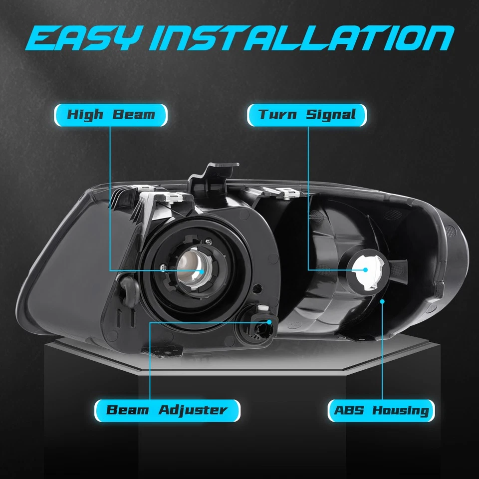 Faros izquierdo+derecho para Dodge Grand Caravan Chrysler Town & Country 2001-2007 Foto 4 de 4