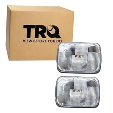 2 Piece Headlight Assembly Set Rectangular Driver  Passenger Side HLA93557