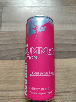 Red Bull Dose The Summer Edition White Peach Frankreich Full Voll 250ml Can