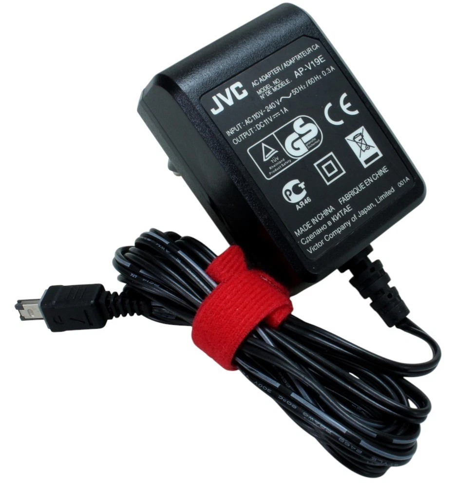 Chargeur Secteur + Allume-cigare Pour Caméscope JVC GR-D60 / GR-D63 - NEUF