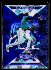 2025 Panini Crusade #70 Felnin Celesten Crusade Blue Cracked Ice