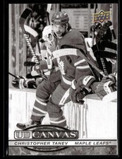 2025-26 Upper Deck Series 1 UD Canvas Black & White Christopher Tanev