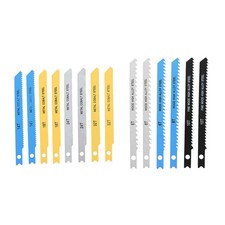14Pcs Universal U-Shank Jig Saw Blade Set For Wood Plastic Metal Cutting