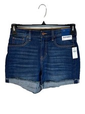 Old Navy Journey Jean Shorts Girls 16 Blue Jean Denim Cuffed NWT
