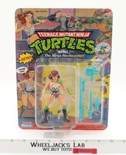 April Ninja Newscaster Teenage Mutant Ninja Turtles TMNT 1992 Playmates NEW MOSC