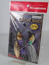 Megabass 3 FLAT SHAD Red P Big Blade Pearl Natural