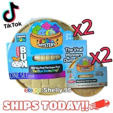 Rainbow Mystery Squishy Bun Dumpling 4 Pack Possible Tie Dye TIKTOK VIRAL NEW