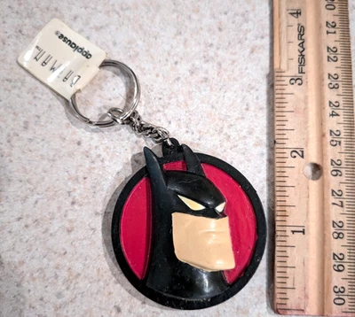Batman Animated Series 1992 Applause Keychain Key Chain Unused Vintage - Image 1 of 4