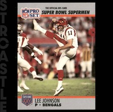 1990 Pro Set Super Bowl XXV Silver Anniversary - Lee Johnson #117