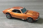 1968 Hot Wheels CUSTOM CAMARO Redline HK Orange