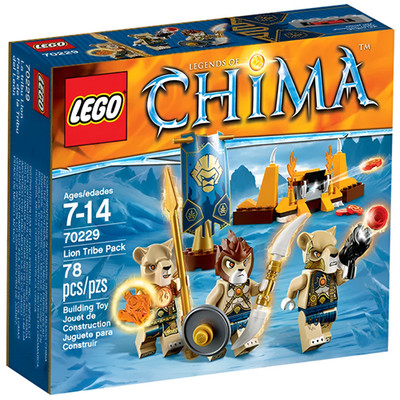 LEGO Legends of Chima 70229 Lion Tribe Pack NEW Factory Sealed Rare