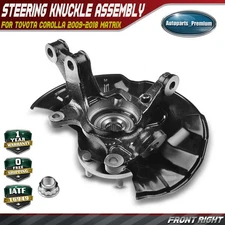 Front Right Steering Knuckle & Wheel Hub Bearing Assy for Toyota Corolla Matrix