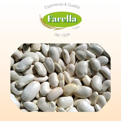 FARELLA Fagioli Piattelli, prodotto di alta qualità, legumi secchi (3kg, 5kg)