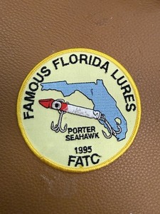 Florida Antique Tackle Collectors  Porter Seahawk 1995  Patch 4"
