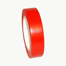 JVCC Premium Colored Vinyl Tape (V-36P): 1 in. x 36 yds. (Red)