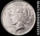 1923 Silver Peace Dollar - Choice Gem Brilliant Uncirculated  Lustrous  #K819