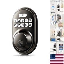 Weather-Resistant Keyless Entry Lock with Backlit Keypad Auto Lock Function