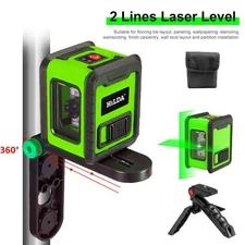 Horizontal Vertical Cross-Line Laser Level Self-leveling Green Beams Laser Level
